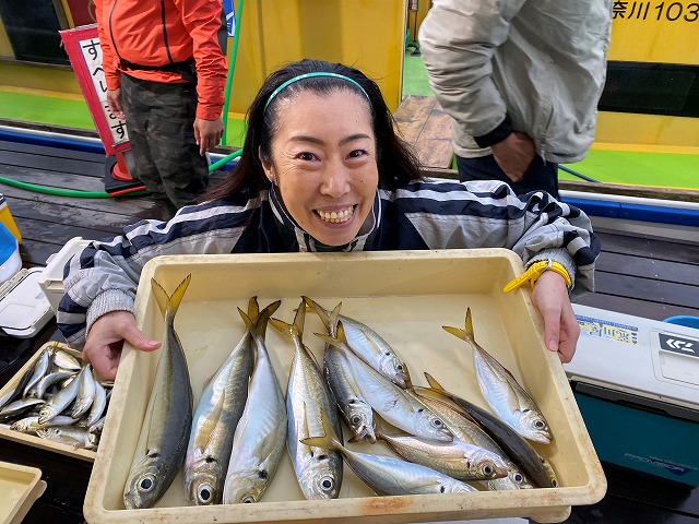 釣果ににっこり