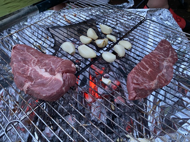 真鶴キャンプ場夕飯