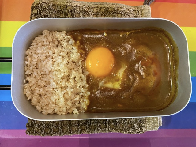 メスティンでカレー