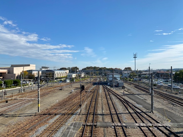 寄居駅線路